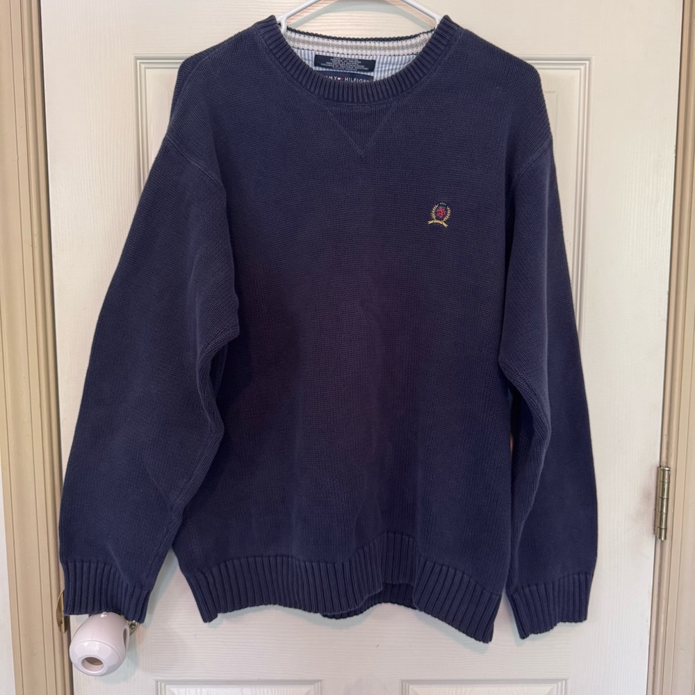 Tommy Hilfiger Dark Blue Crewneck Sweater